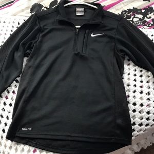 Kids medium black dry fit long sleeve